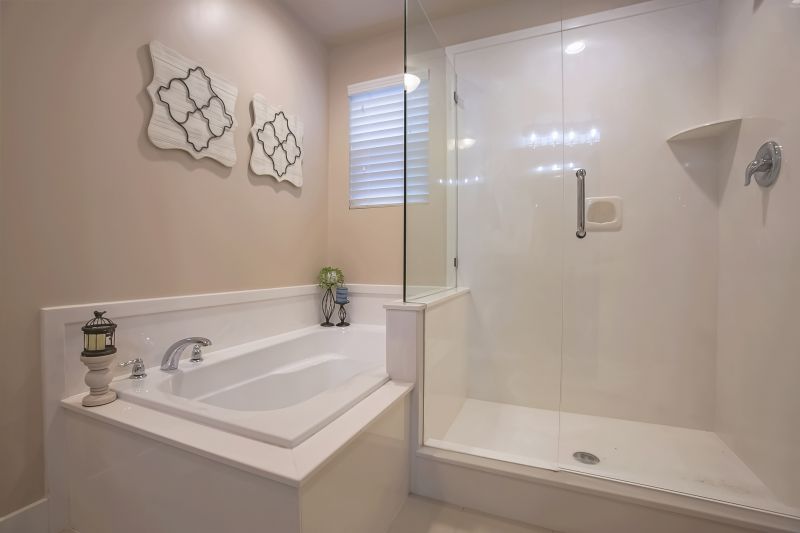 Finished Bathroom with Bathtub